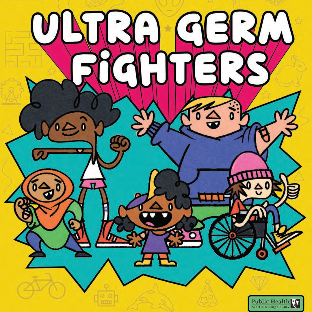 Ultra Germ Fighters Activity Book