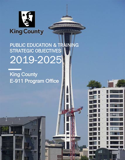 E-911 Program: Public Education & Training Strategic Objectives, 2019-2025