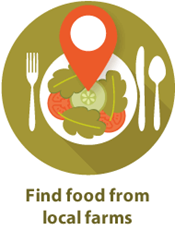 Find farm and delivery locations with the King County Local Food Finder