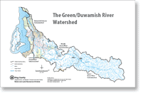 Green River Watershed map