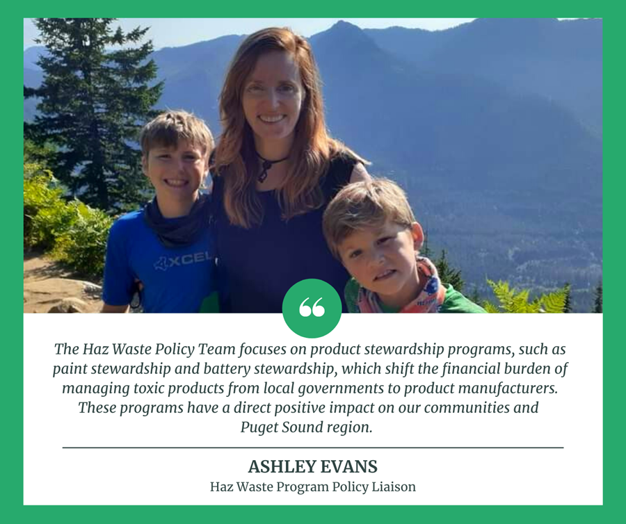 Ashley Evans, Policy Liaison at the Haz Waste Program