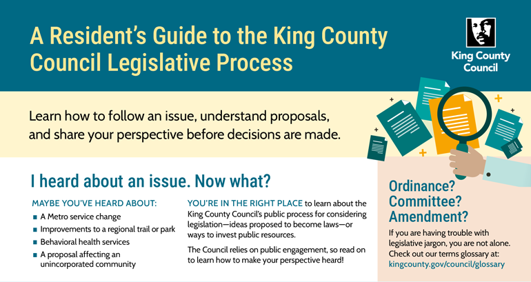 Guide to King County Legislative Process