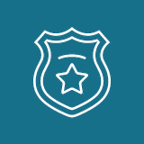 Icon of a safety shield.