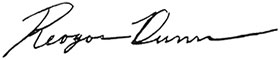 Signature of Councilmember Reagan Dunn.