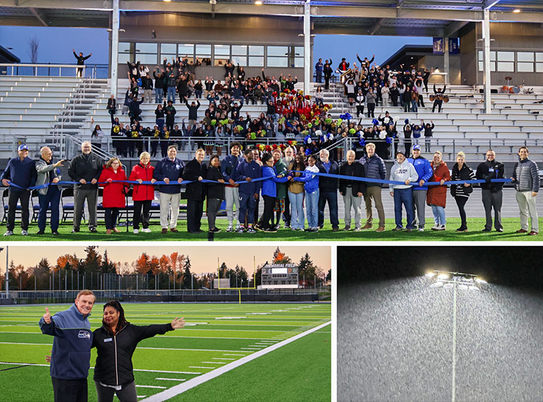 New Memorial Stadium ribbon-cutting.