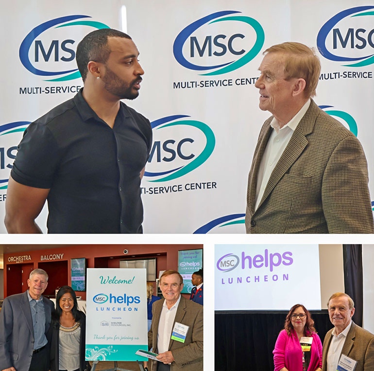 Councilmember von Reichbauer with Doug Baldwin, Bob and Sue Celski, and outgoing MSC CEO Robin Corak.