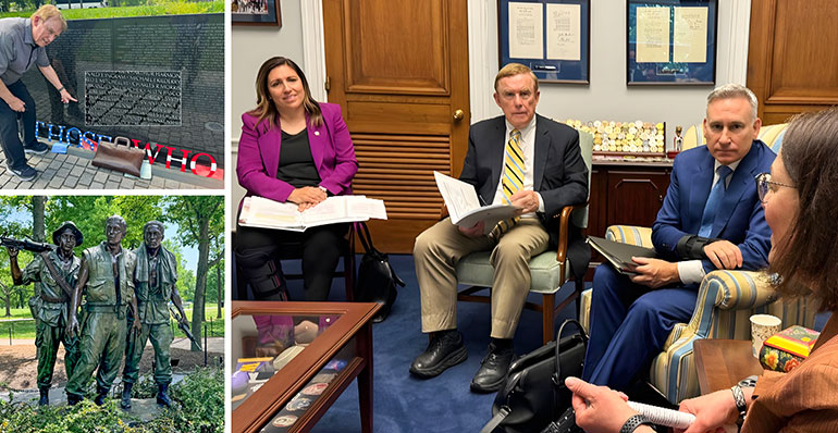 Grid of photos in Washington DC