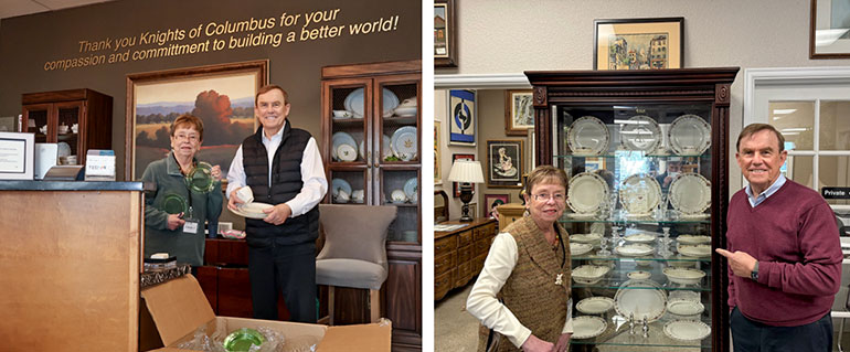 In the FUSION Décor shop with Linda Casey 