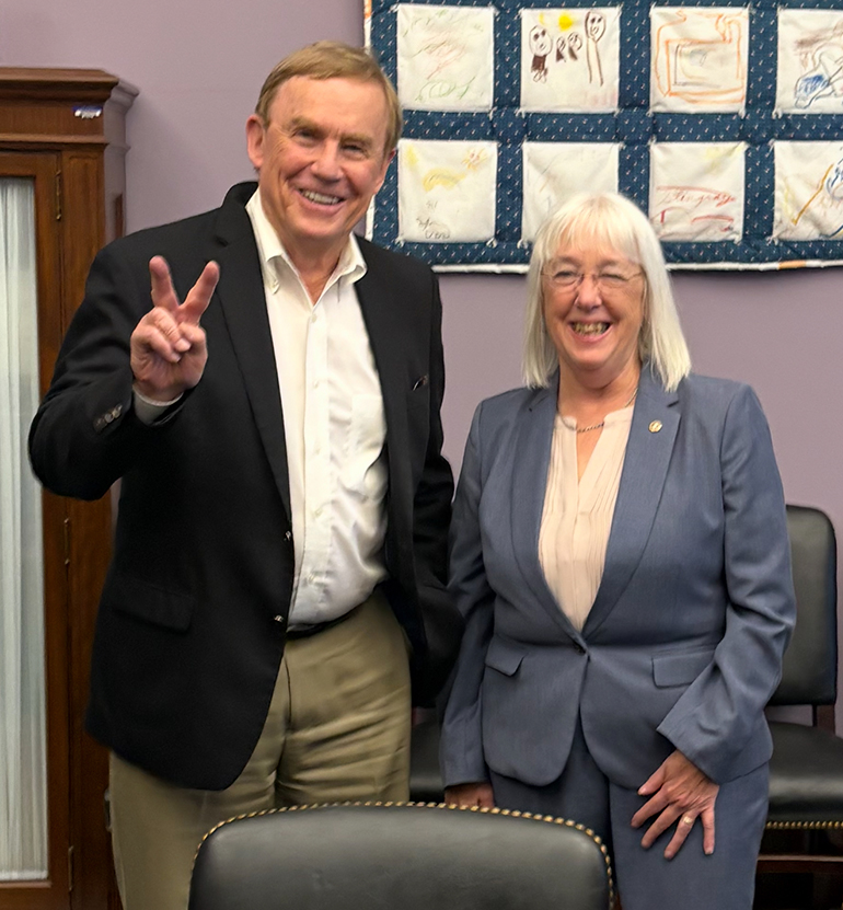 Pete von Reichbauer with Patty Murray