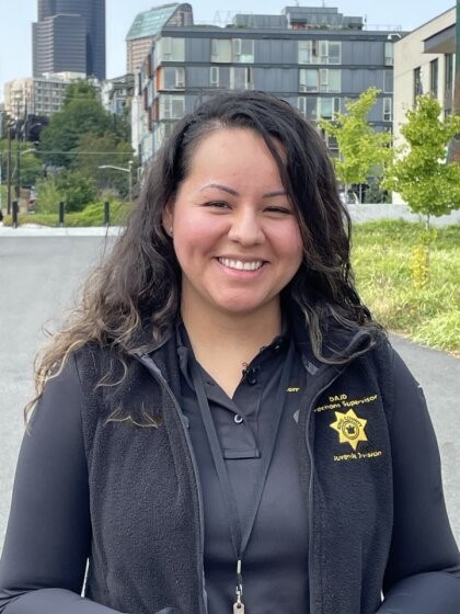 A juvenile detention supervisor at King County's Clark Children and Justice Center.