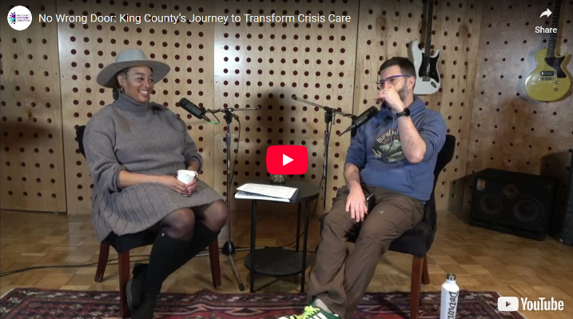 Screenshot of a video:  King County’s Journey to Reform Crisis Care - King County Recovery Conversations