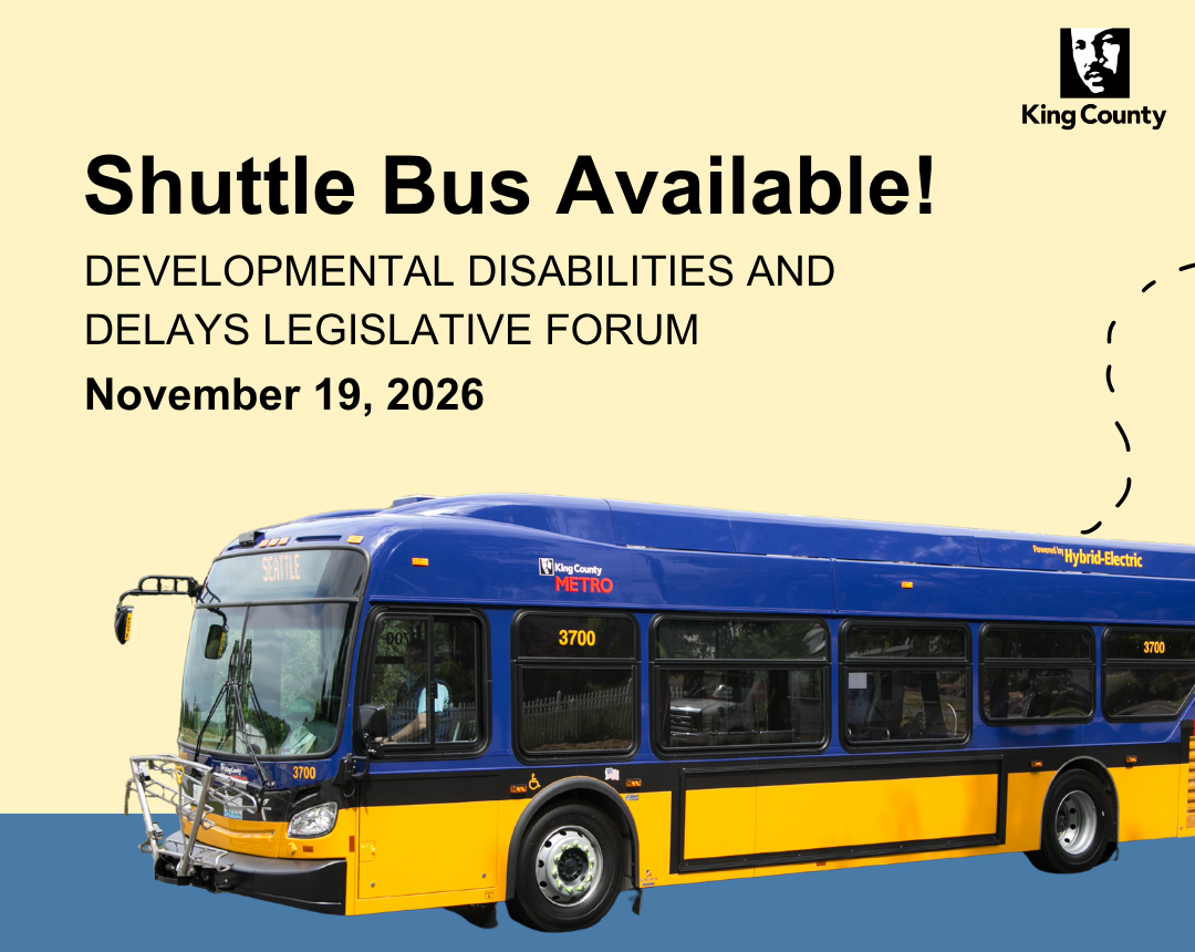 Shuttle bus available! Image of metro bus