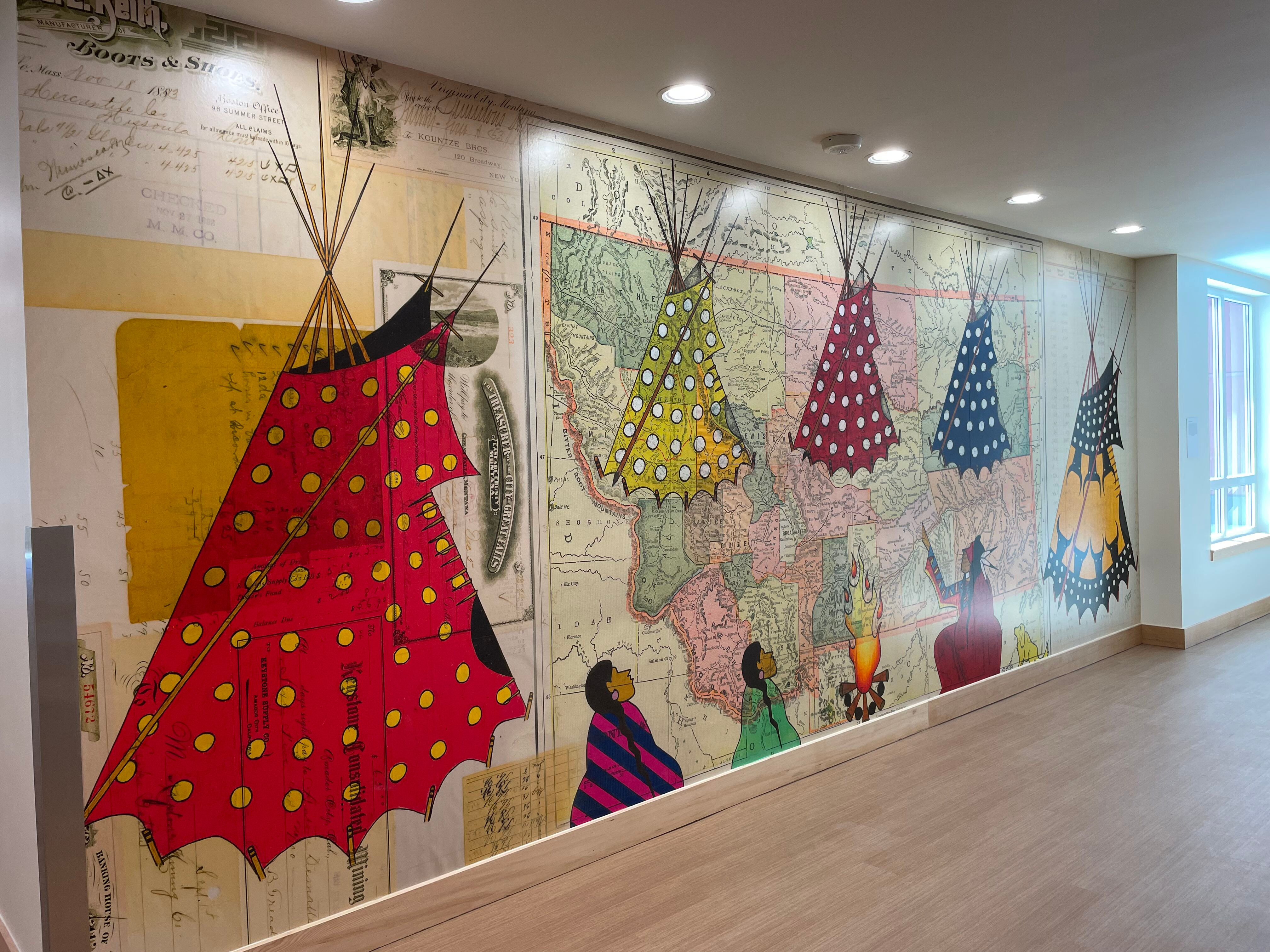 Sacred Medicine House Art Display