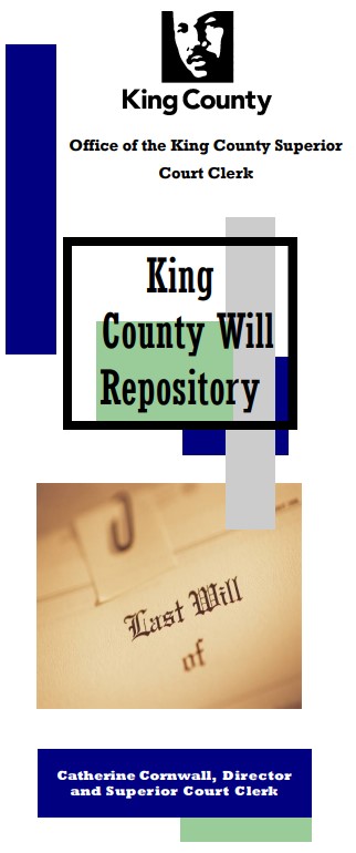 Brochure Image for King County Will Repository