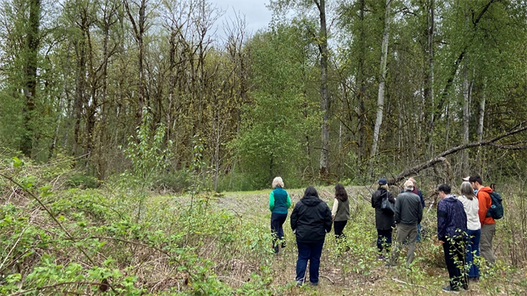 Conservation Futures Advisory Committee making a site visit