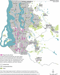 Opportunity areas map, Land Conservation Initiative