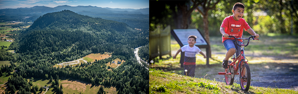 Grand vistas and people having fun at King County parks