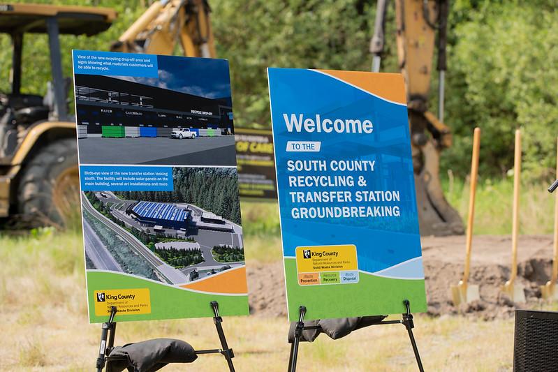 The Solid Waste Division is designing and building new recycling and transfer stations in the south and northeast areas of King County