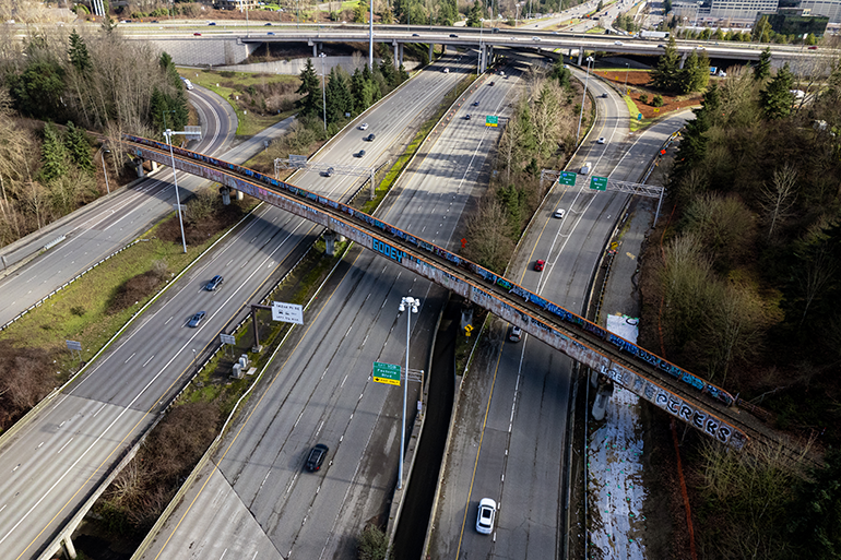 King County Parks will use the federal RAISE Grant to retrofit the steel bridge that crosses Interstate 90, adding it to Eastrail.