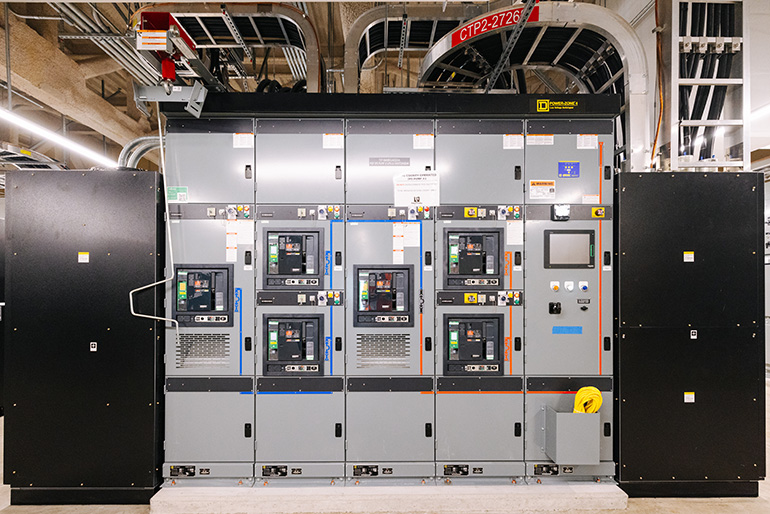 Wastewater plant power control electronics