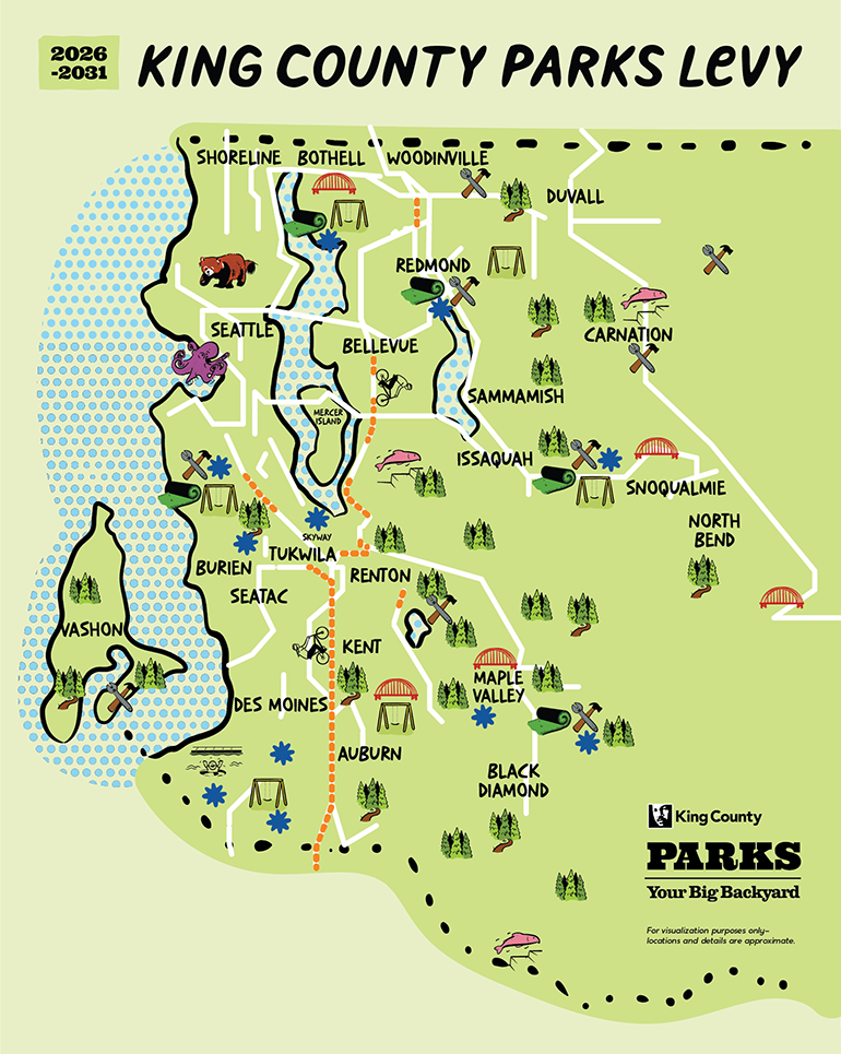 Parks levy map