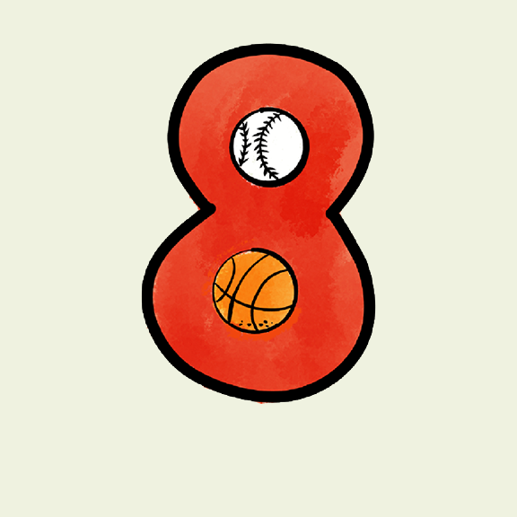 8 upgraded sport courts