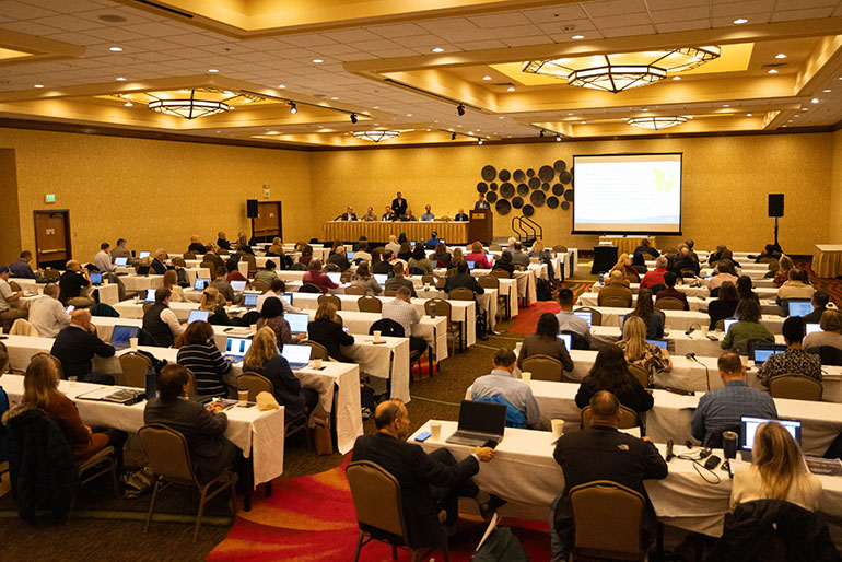 More than 150 elected officials and utility managers from cities throughout King County attending the Regional Utility Rate Summit