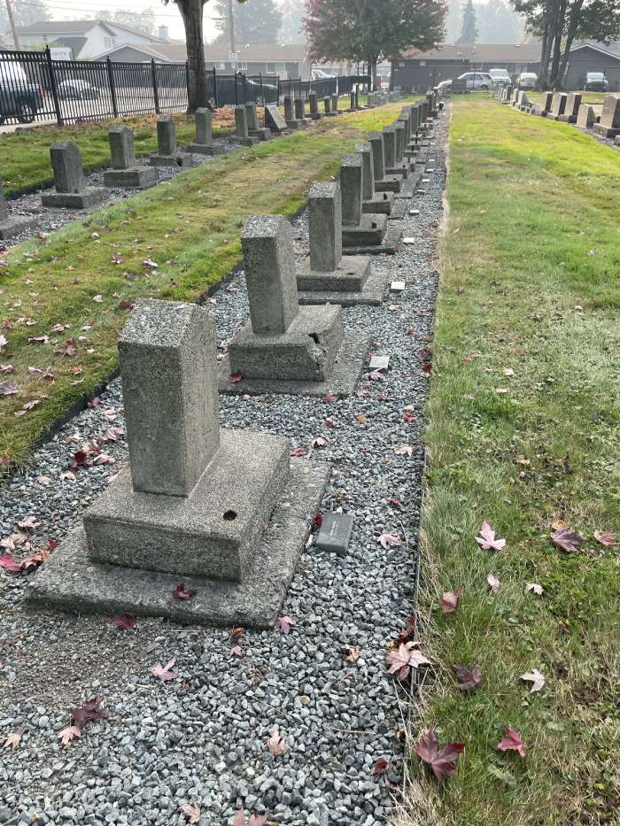 1889 Auburn Pioneer and White River Valley Buddhist Temple Cemetery.