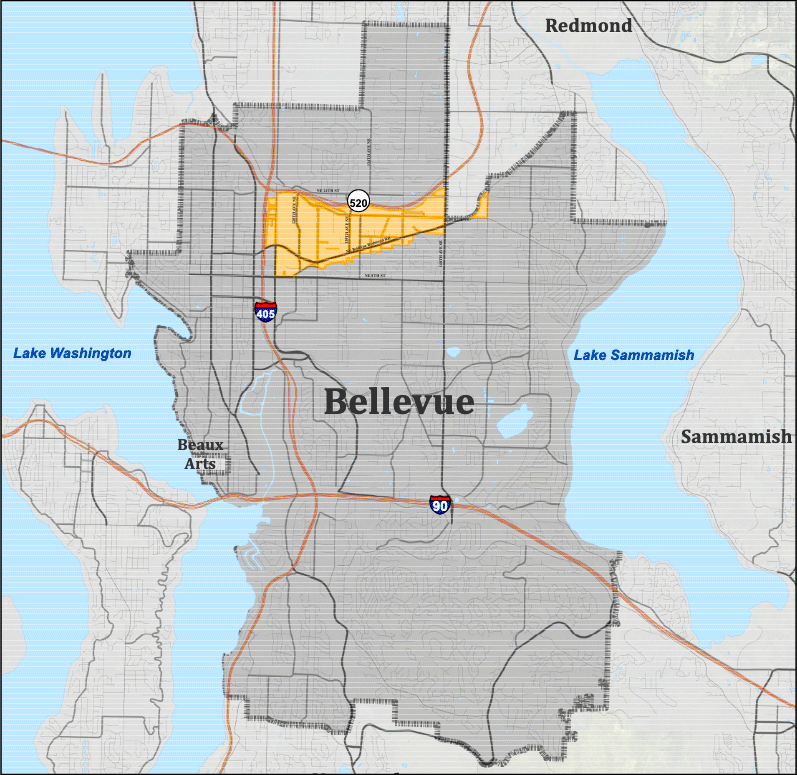 City of Bellerue-Bel-Red Subarea TR Receiving Area