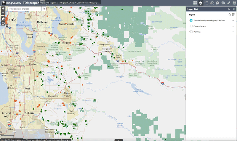 TDR GIS Map