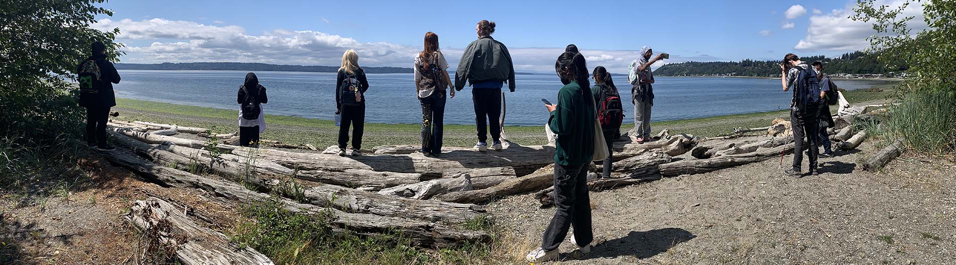 Educational outing at Seahurst Park