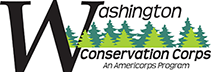 Washington Conservation Corps, and AmeriCorps Program logo