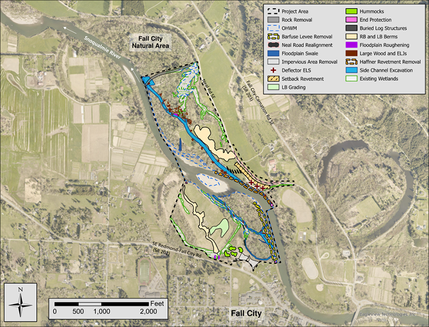 Fall City Restoration Project site plan