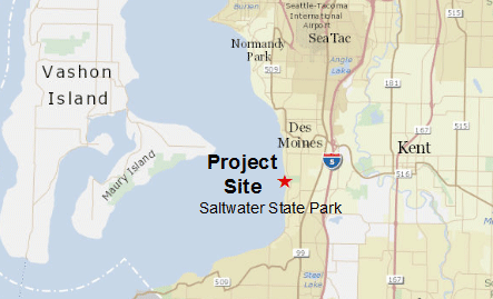 Location of Saltwater State Park.