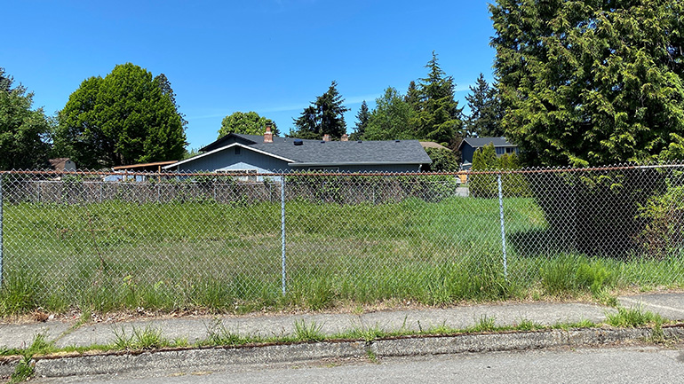 Mill Creek Pond looking north