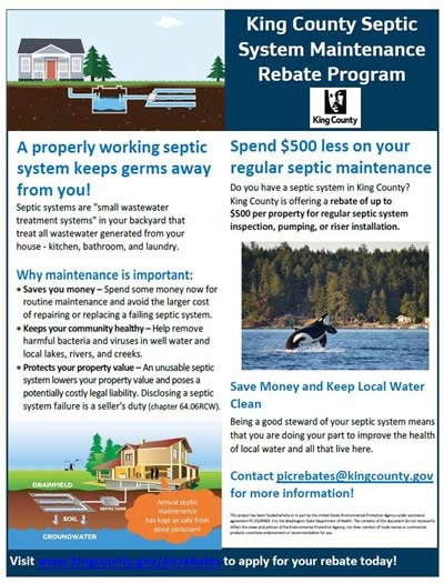 Screenshot of Septic Rebate Factsheet