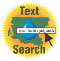 Icon for groundwater data text search.