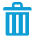 Trash can icon