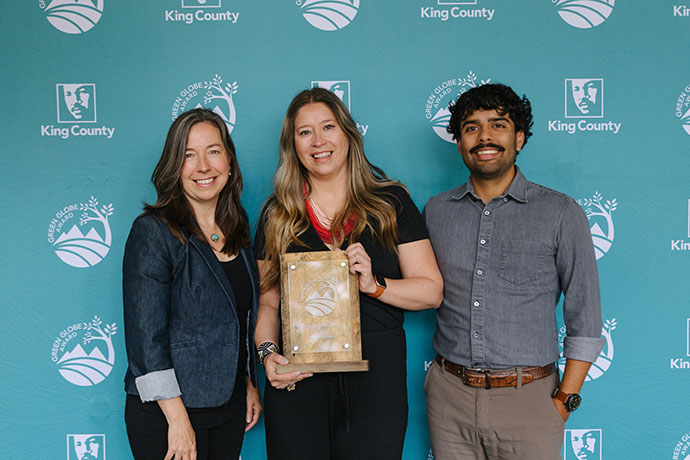 Villa Comunitaria, a Latine and women-led nonprofit organization in the Seattle-King County region, is honored with the Leader in Clean Water Green Globe Award