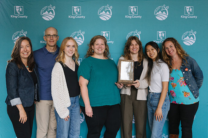 Growing for Good, a nonprofit organization in the Seattle-King County region, is honored with the Leader in Local Food Economy Green Globe Award.
