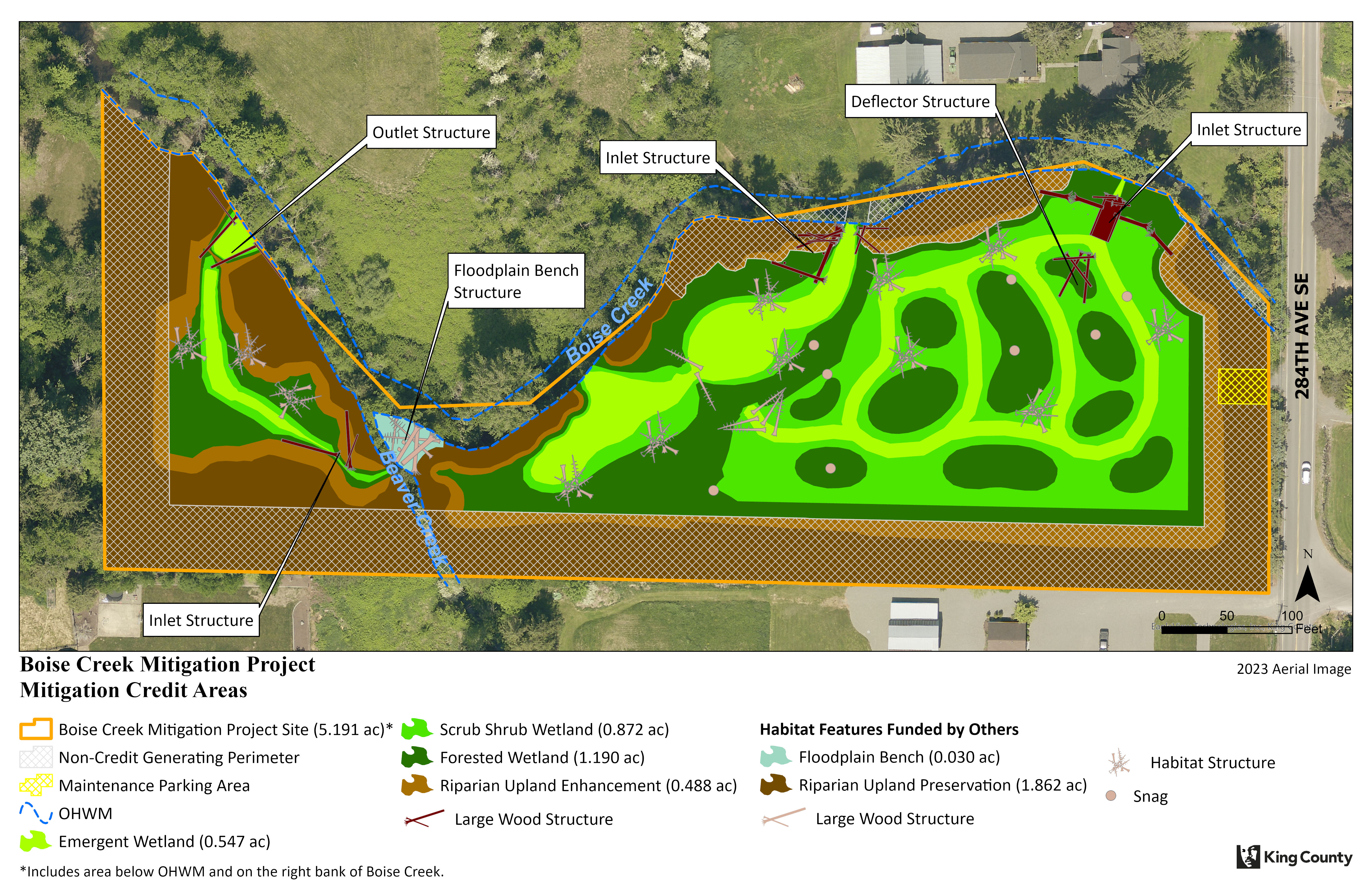 Boise Creek Mitigation Project 90% Design