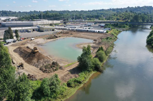 Mitigation project construction