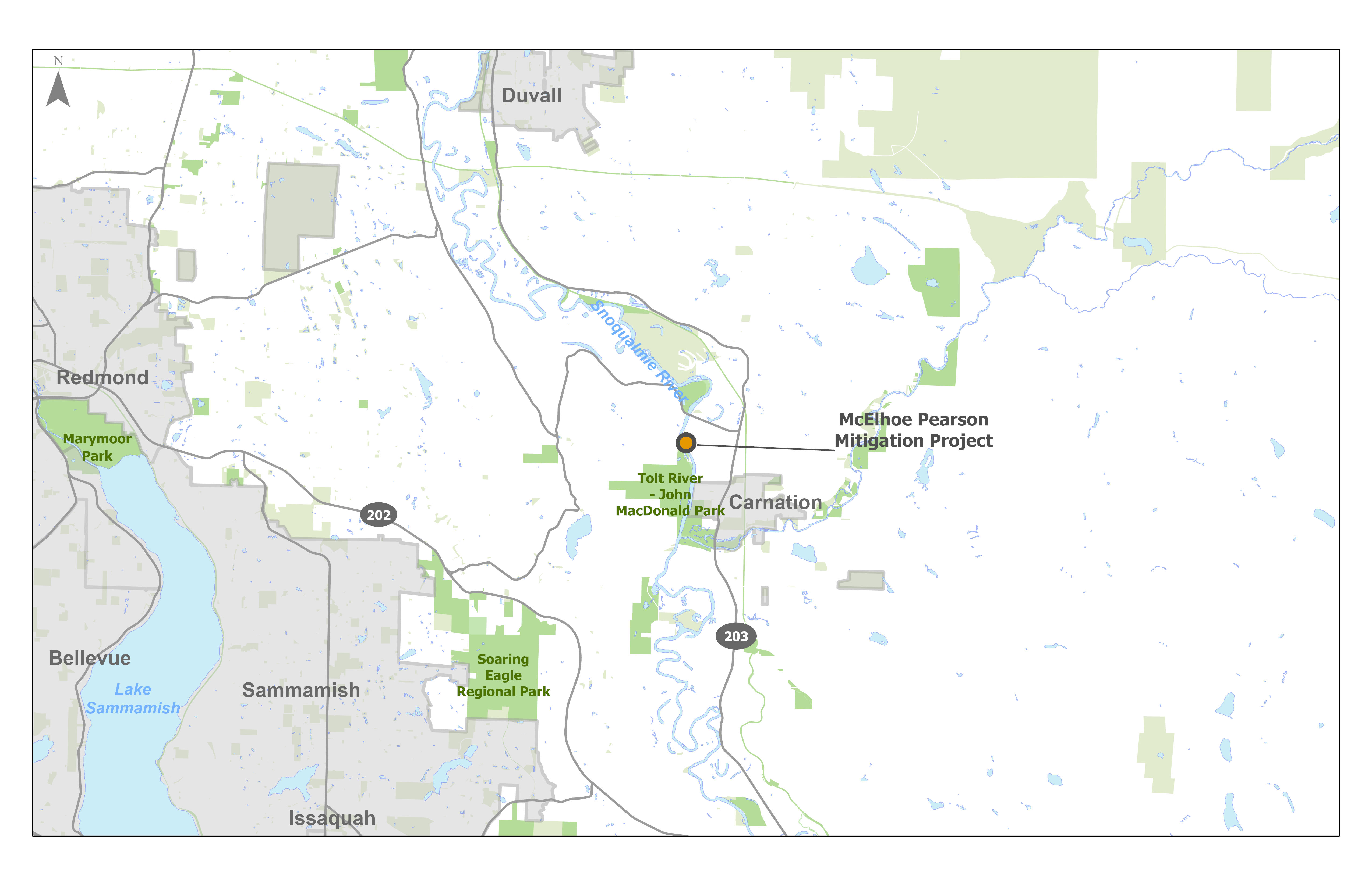 McElhoe Pearson Mitigation Project Vicinity Map