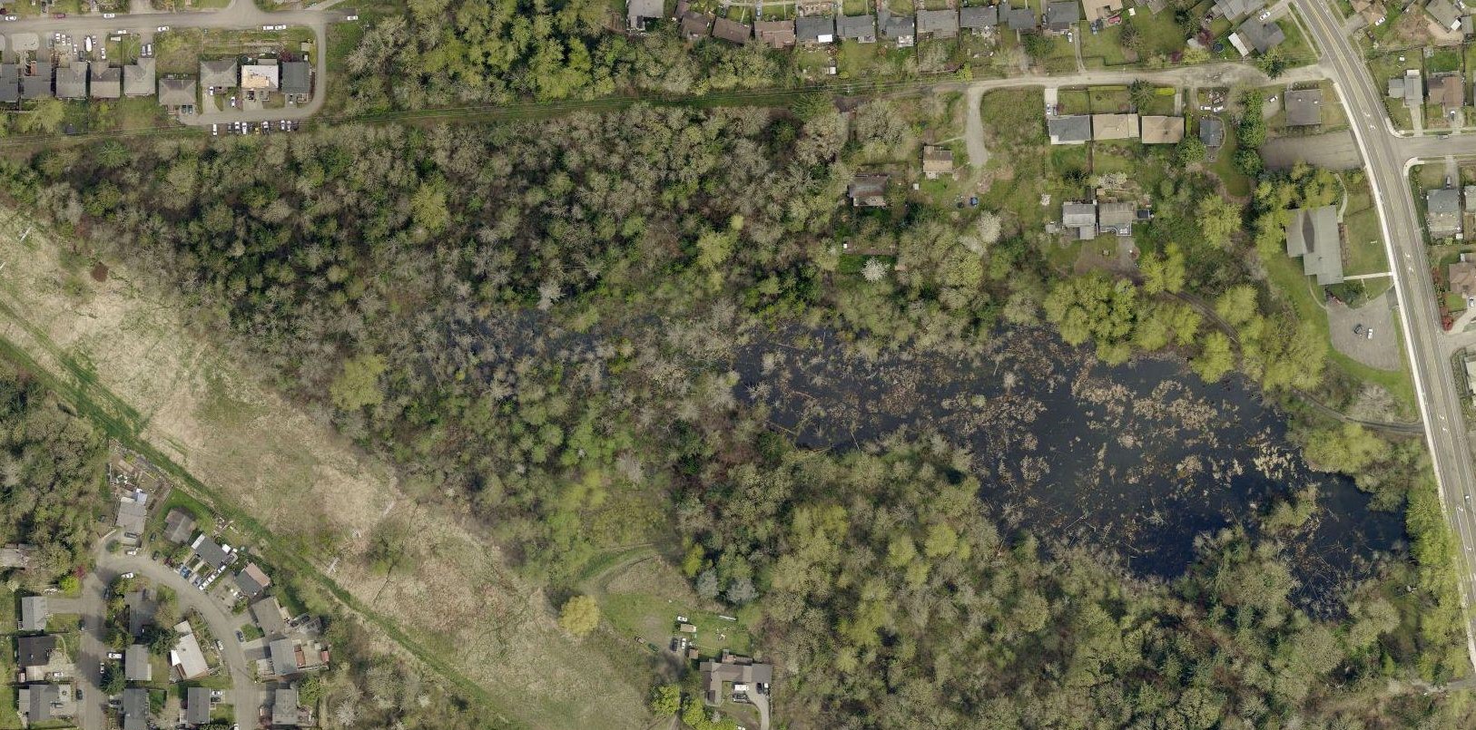 Taylor Creek Headwaters Wetland Preservation Project Aerial