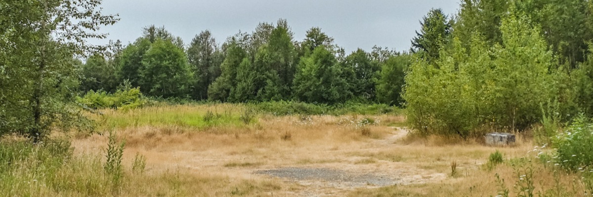 An open field, the eventual site of Lakeland North Nature Park