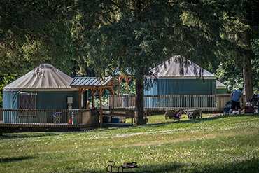 Yurts at Tolt MacDonald campground