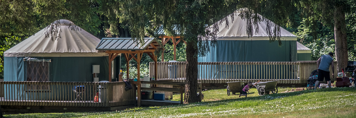 Yurts at Tolt MacDonald Park and campground