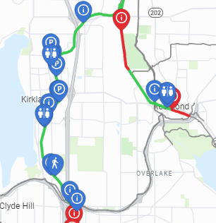 Eastrail trail map