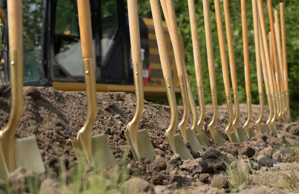 image of groundbreaking ceremony at the South County Recycling and Transfer Station Project in Auburn, WA