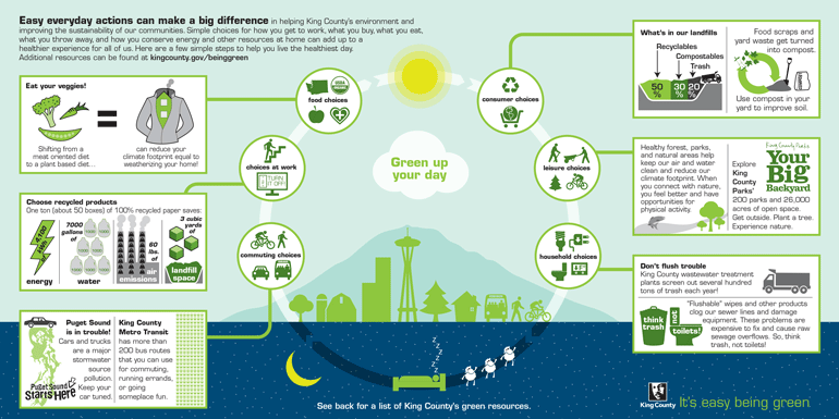 Screenshot of the King County Green Resources guide, linked to the full PDF document